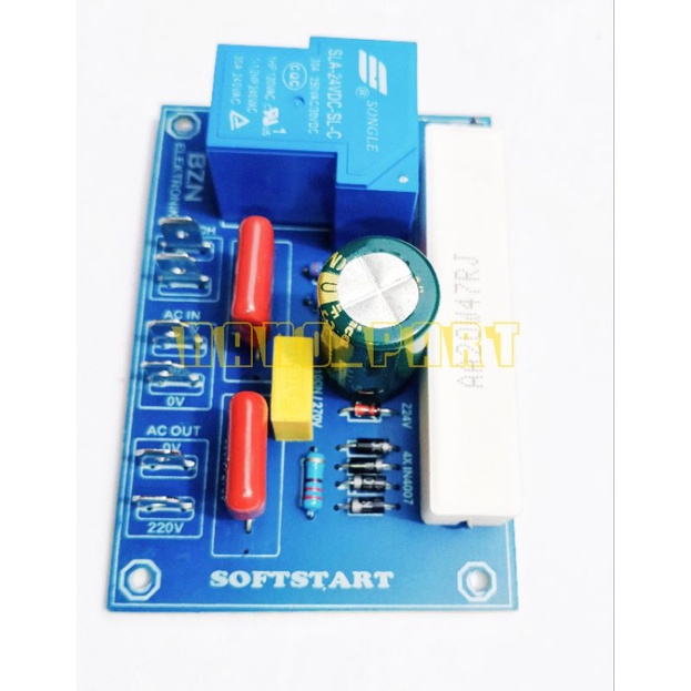 u8k1- soft start softstart power amplifier anti jeglek