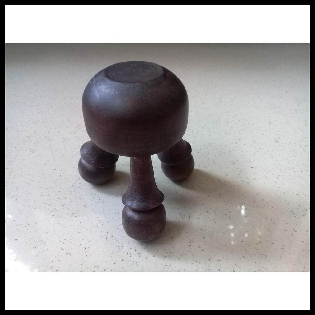 Alat Pijat Refleksi Kayu Sonokeling Motif Cumi Kaki 3