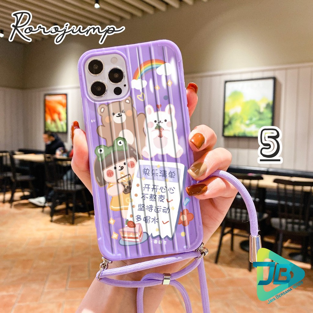 Softcase Koper Slingcase Lanyard RORO JUMP Xiaomi Redmi Note 4 4x 5a Prime 5 6 7 8 9 Pro JB3100