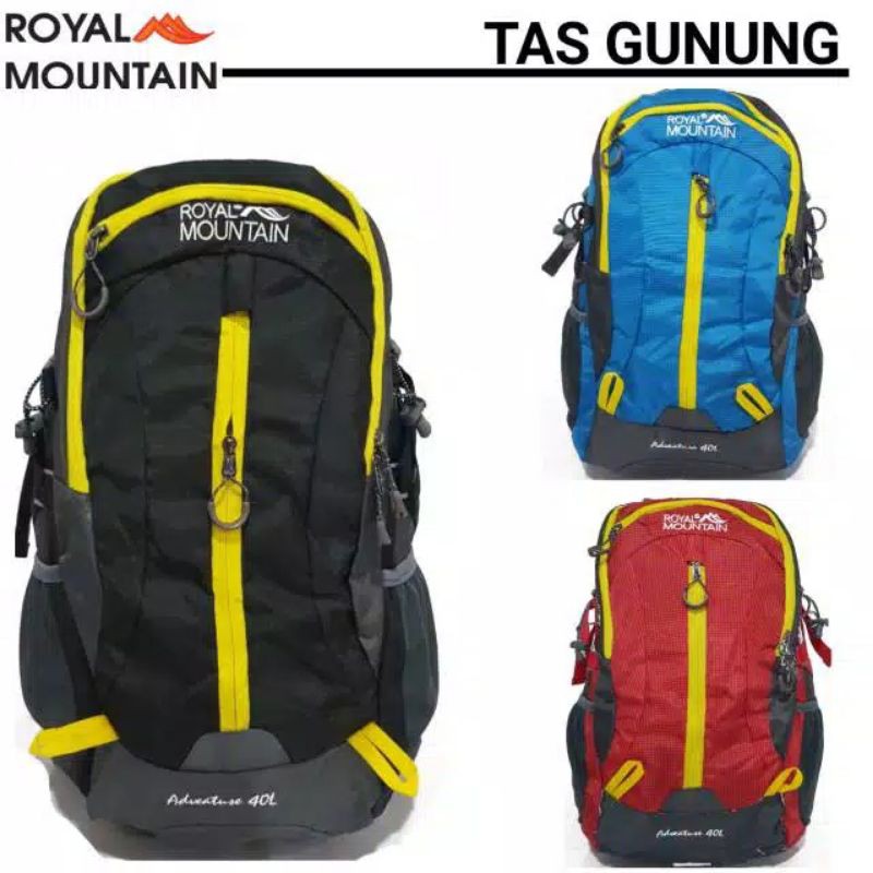 tas ransel gunung tas keril tas hiking tas travel Royal mauntain 40L