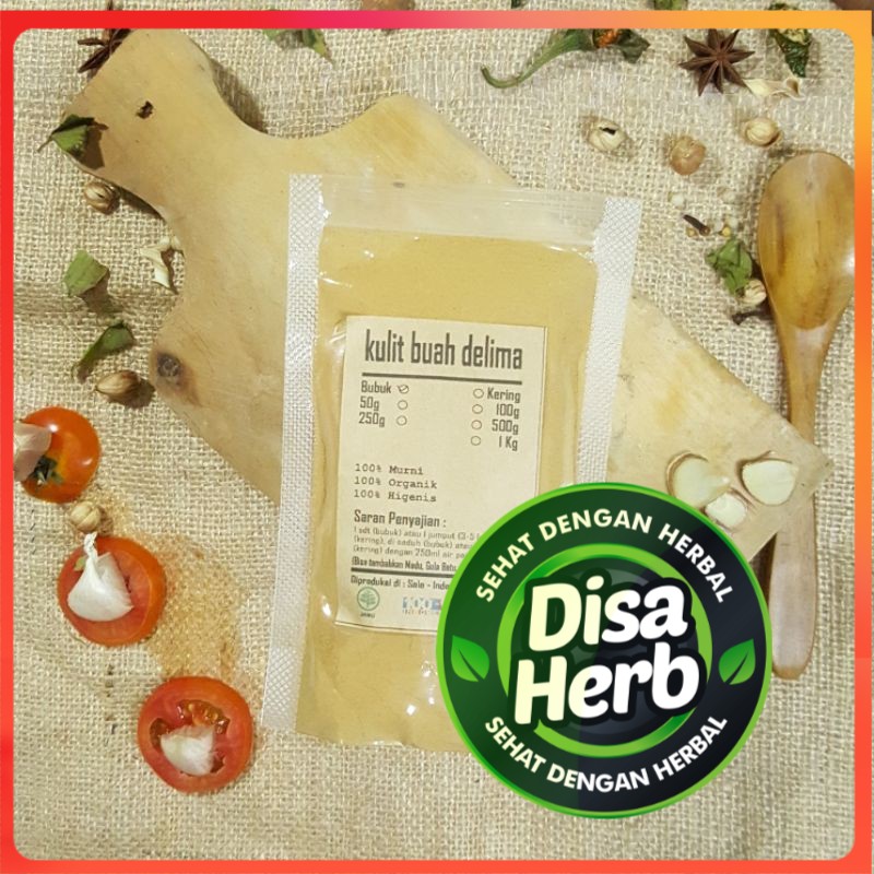 

KULIT BUAH DELIMA BUBUK 250 GRAM - Punica Granatum - MURNI - JSR - REMPAH - PREMIUM QUALITY