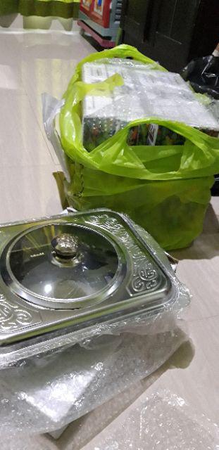 Set Prasmanan Stainless Steel Vicenza V30 Garansi Original