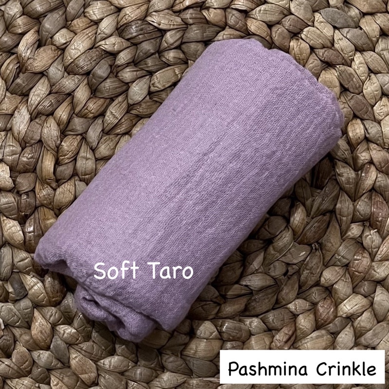 Pashmina crinkle Part 1 Hijab pasmina kusut Lavanya By Azzara-Soft Taro