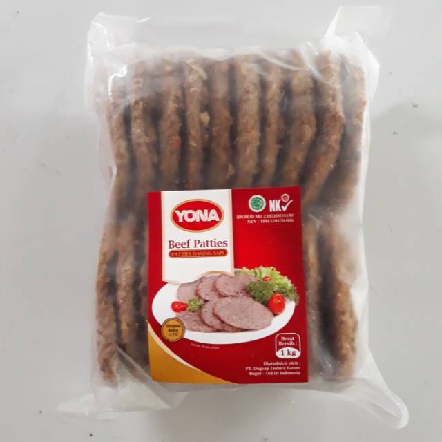 

Yona Patties Sapi 1kg