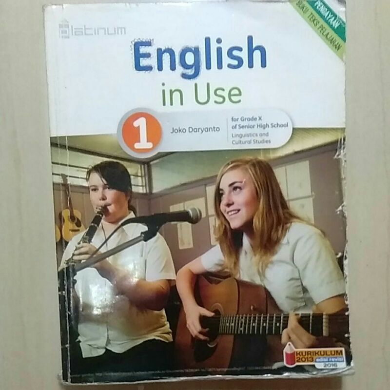 PLATINUM - Buku Paket Bahasa Inggris Kelas 10 Ilmu Bahasa kurikulum 2013 edisi revisi 2016