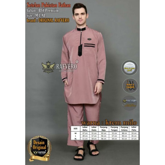 Setelan Baju dan celana koko kurta pakistan lengan panjang muslim pria dewasa terbaru-baju koko dewa