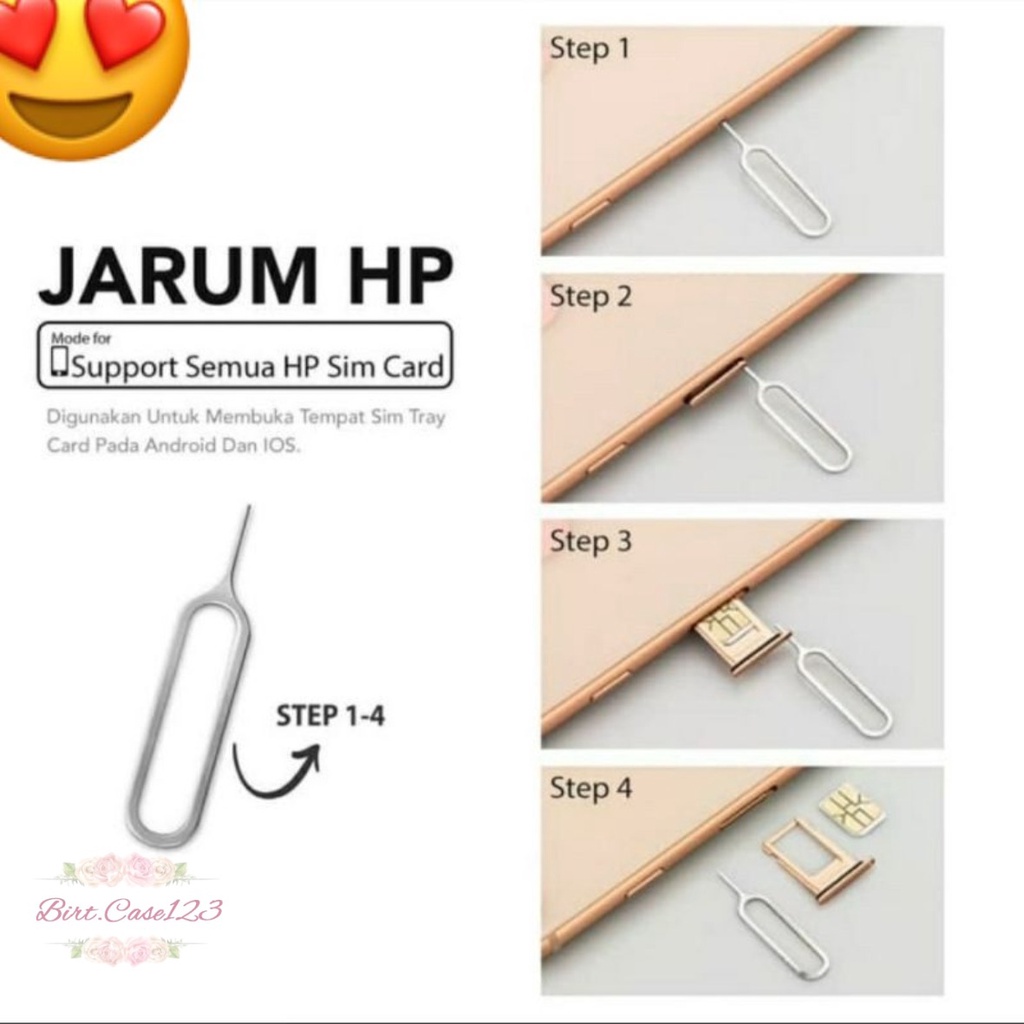 JARUM SIM CARD - JARUM KARTU - TUSUKAN SIM CARD - JARUM HP ISI 10PCS BC6306