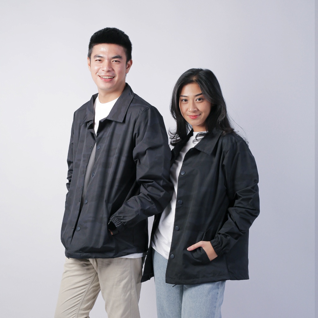 Jaket Polos Coaches Jacket New States Apparel 9820 Tahan Air Bahan Premium Dan Berkualitas