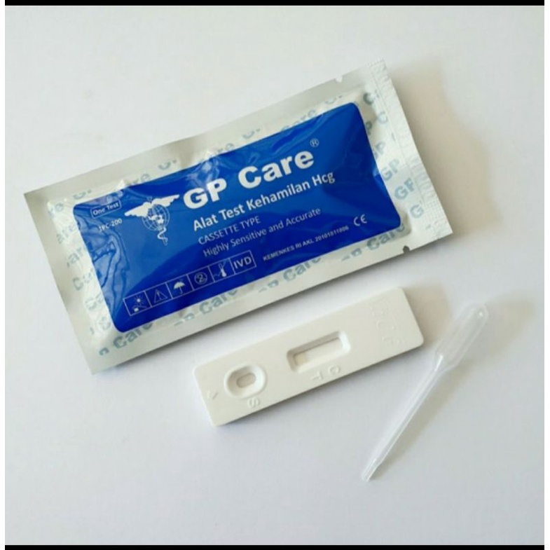 GP Care Blue Test Pack Test Kehamilan Model Cassette