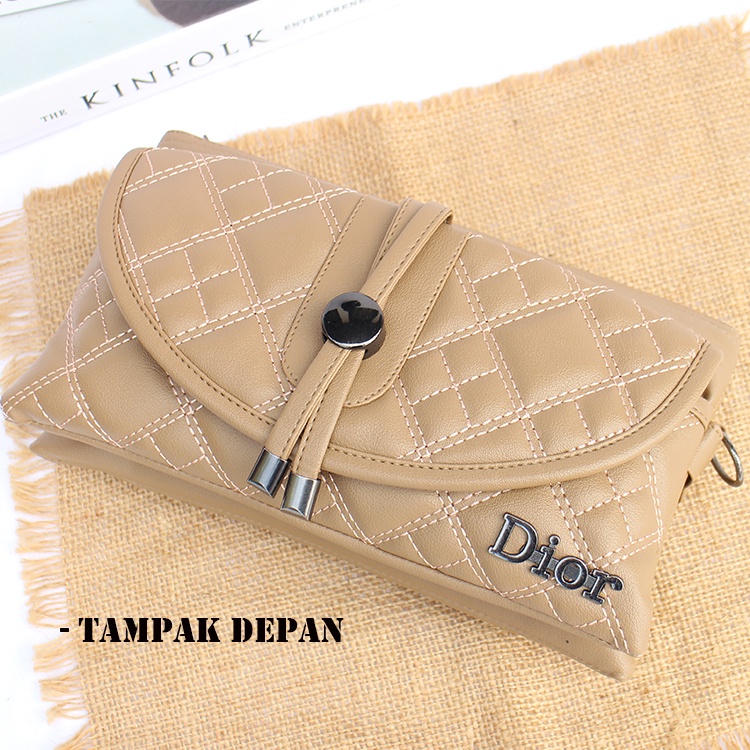 TuahSlim bags ( New ) SLingbag 3 ruang Dua Tali Import premium series high quality Clutch 37 / Tas Wanita Import Terbaru Kekinian &amp; Terlaris / Tas Selempang Wanita / Tas Sandang Wanita / Tas Clutch import Wanita / Dompet Hp Dan Uang Wanita Terbaru