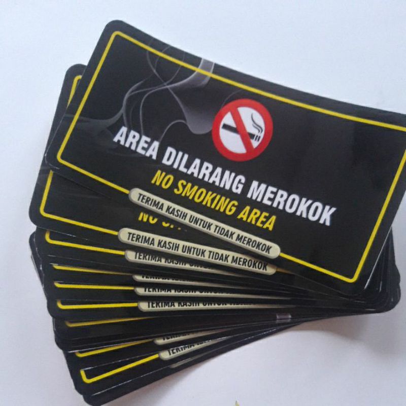 

Stiker Larangan Merokok