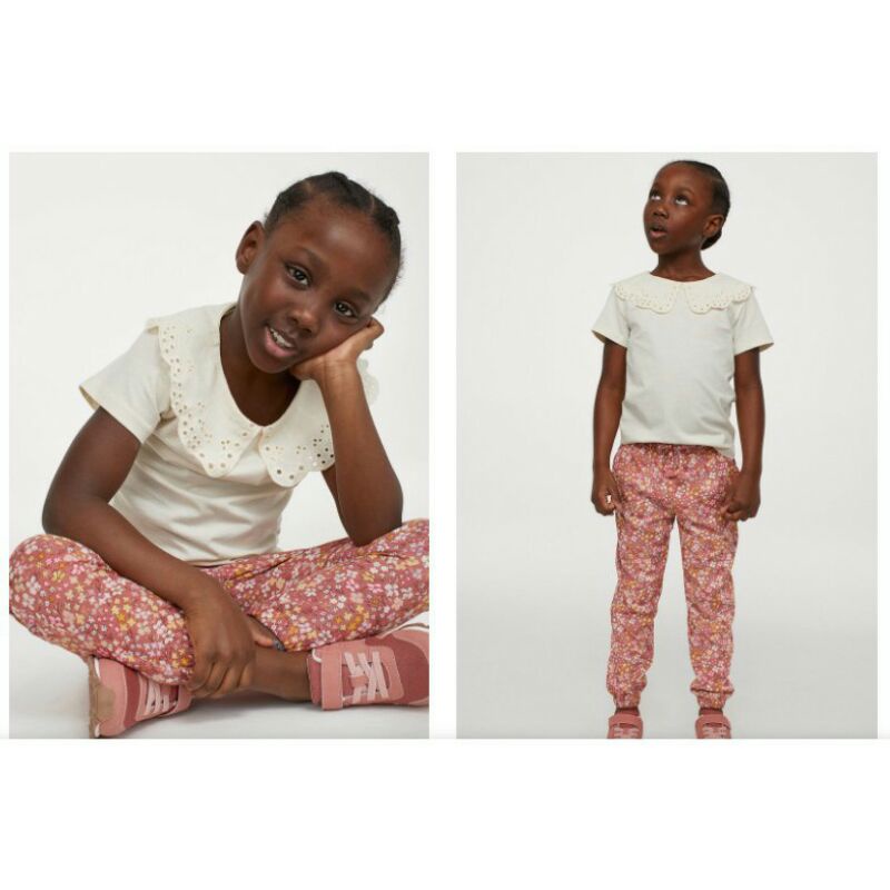 HNM GIRL JOGGER RAYON SIZE 7-8Y
