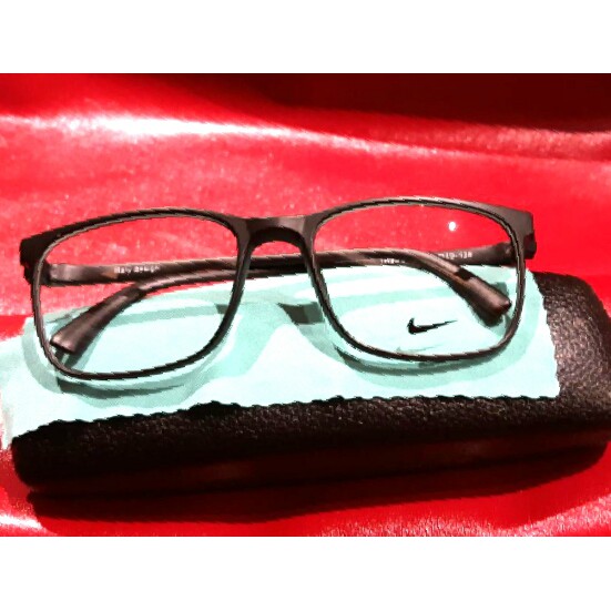 kaca mata frame pria korean style bisa ganti kaca minus plus-plano hitam