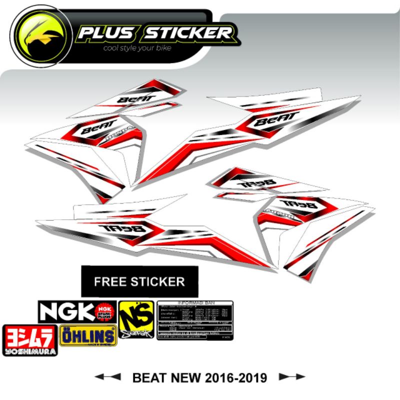 Stripping Variasi Honda Beat new esp fi 2016-2019