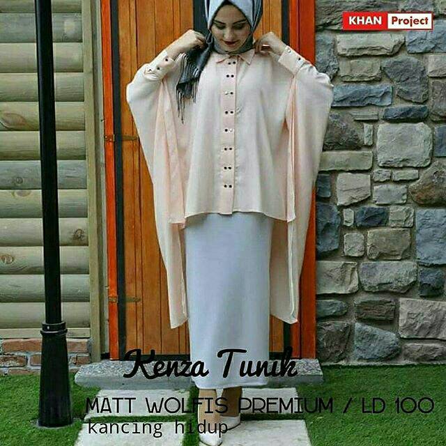 Kenza Tunik ATASAN, TUNIK, Blouse wanita, atasan wanita, BLOUSE, Fashion muslim, baju wanita, DRESS