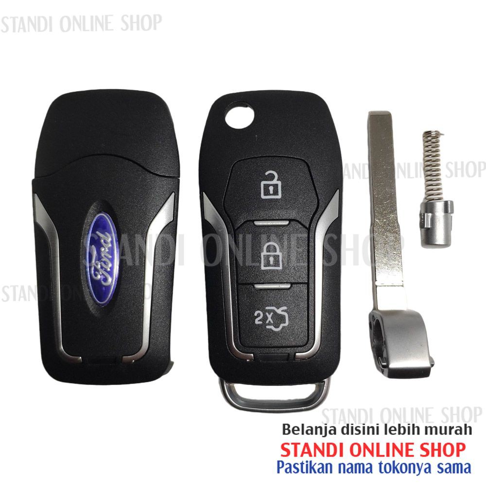 Cassing Kunci Lipat Remote Mobil Ford Fiesta Focus Model Baru