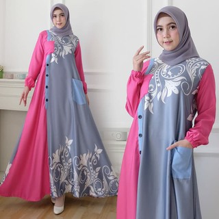  COD DAILY THINGS BAJU  GAMIS  JUMBO WANITA  TERBARU  FIT L 