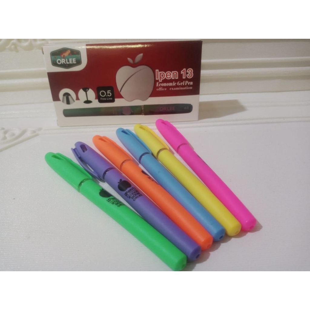 PULPEN PEN GEL IPEN 13 G-8008 BY ORLEE 12PCS