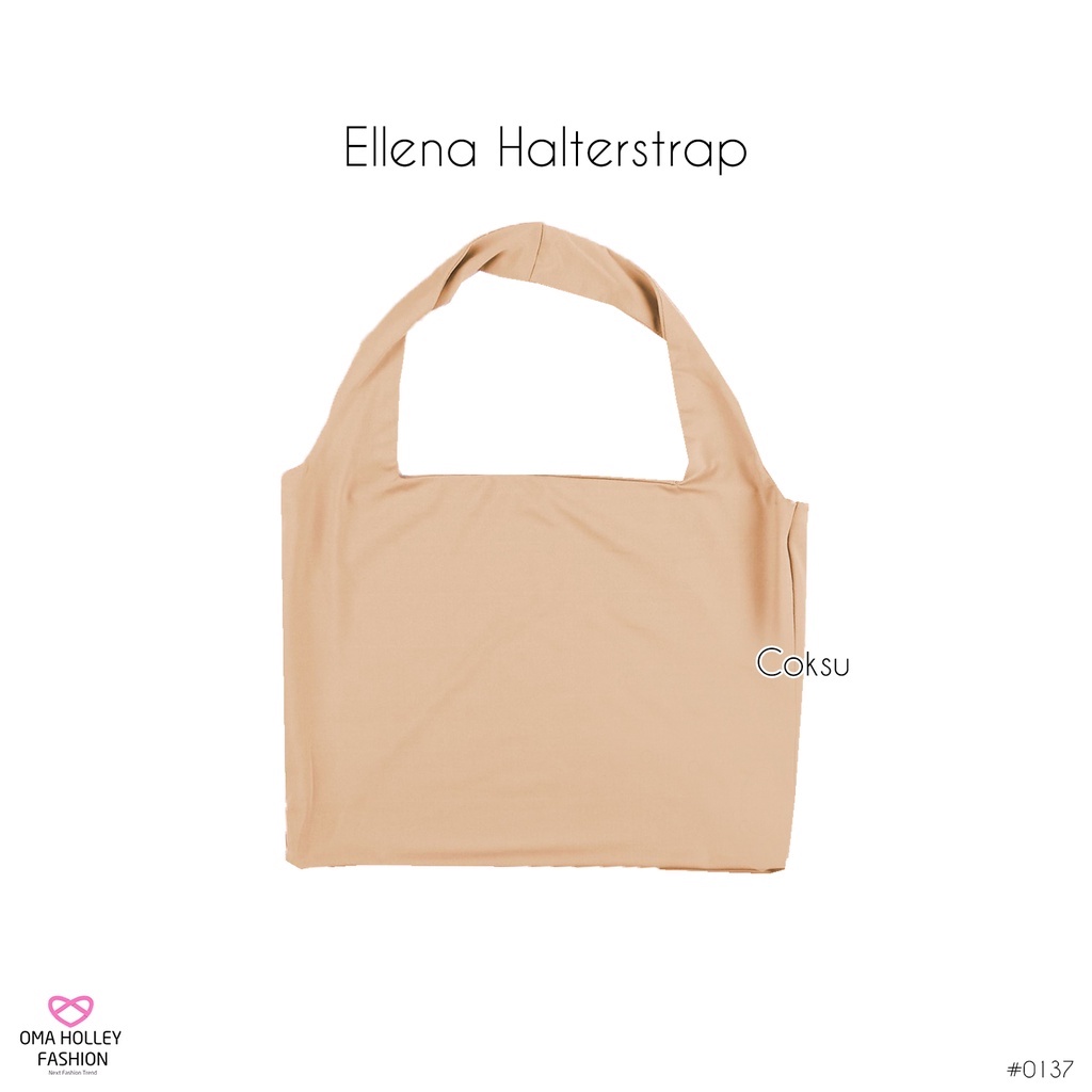 (COD) Tank top Ellena Wanita Halterstrap Elvz #0137-Coksu
