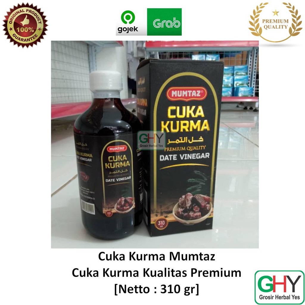 Jual Cuka Kurma Premium Original Mumtaz Obat Pencernaan Kolesterol Asam