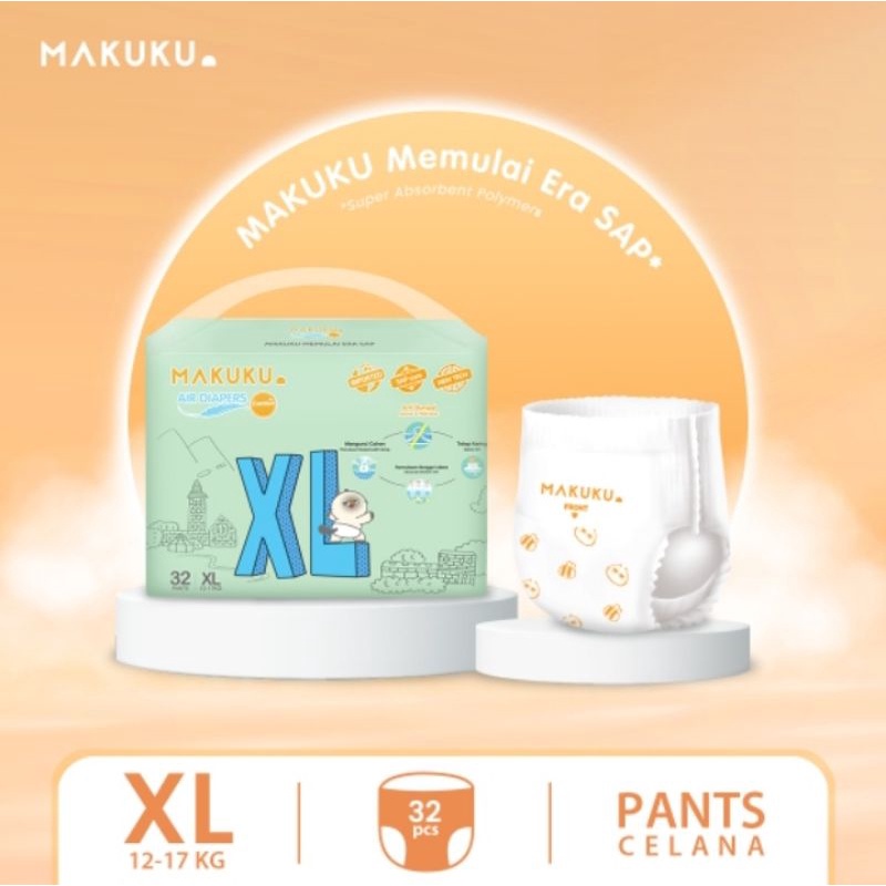 makuku air diapers comfort XL
