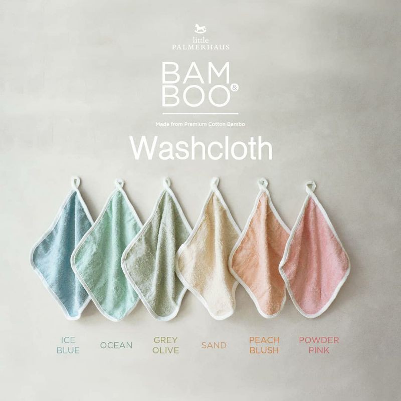 Little Palmerhaus BAM BOO Wash Cloth isi 4 pcs