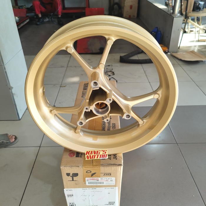 PELEK, VELG, RACING, DEPAN ALL NEW NMAX, N MAX 2020 GOLD (B6H-P2)