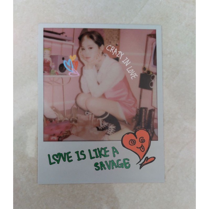 polaroid ryunjin itzy OFFICIAL ALBUM "crazy in love" ORIGINAL PC