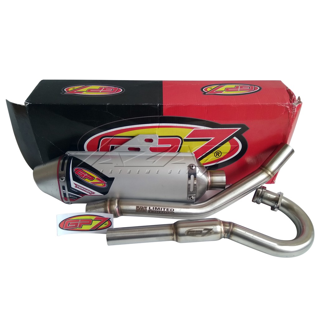 KNALPOT GP7 TAKKEN EDITION STANDAR KOMPETISI ORIGINAL KLX CRF