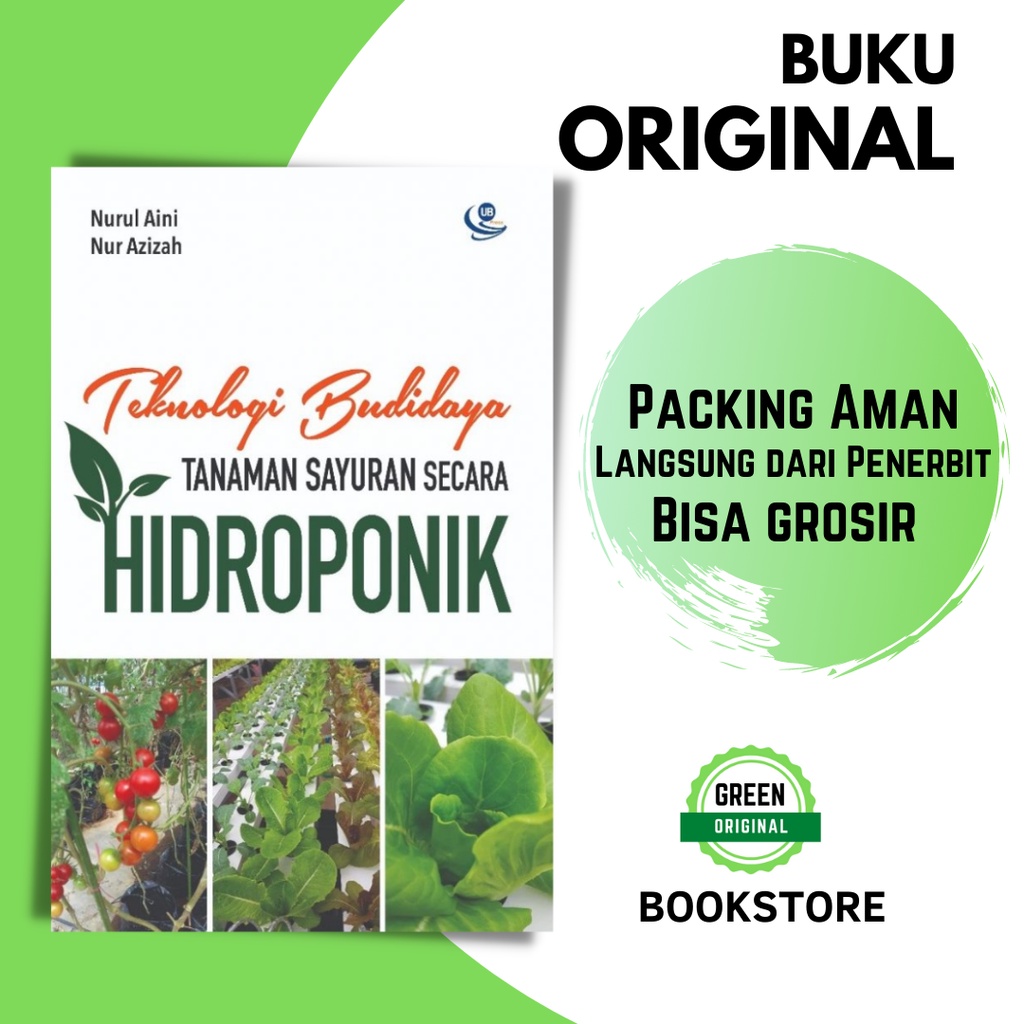 Jual Buku Ori Teknologi Budidaya Tanaman Sayuran Secara Hidroponik