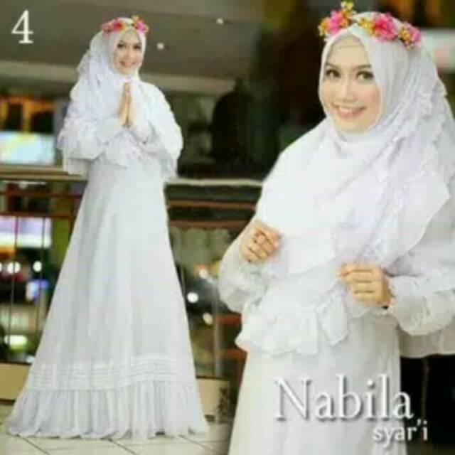 Gamis Nabila Syari Set Hijab (ORIGINAL)