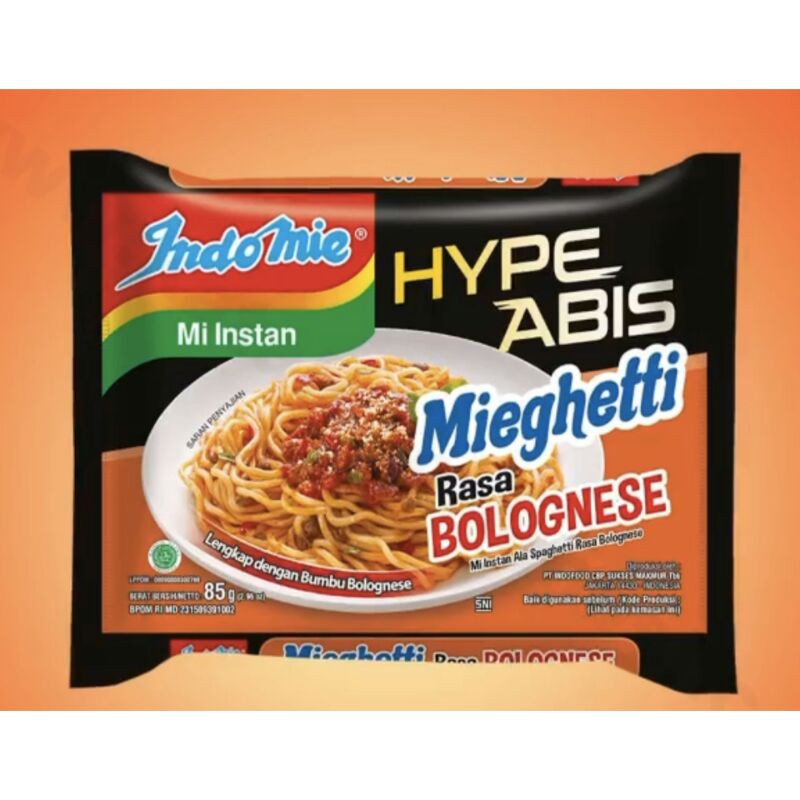 

INDOMIE MIEGHETTI BOLOGNESE HYPE ABIS