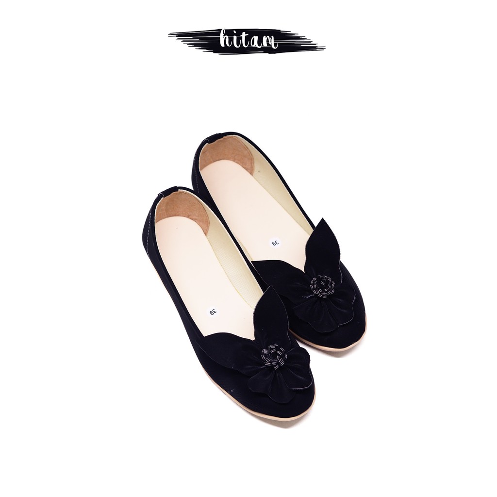 Flatshoes Pita Bulat Bunga