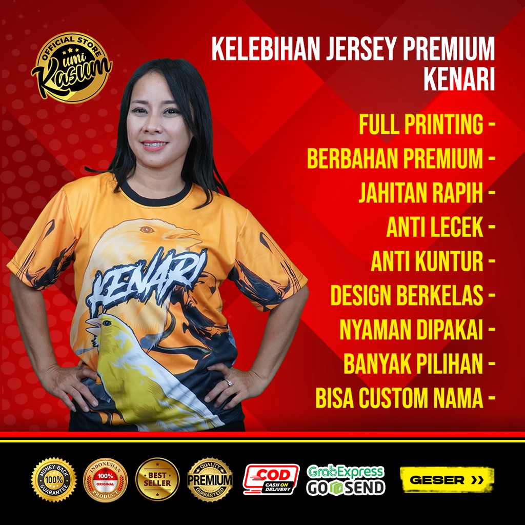 Terlaris Original Jersey Premium Burung Kenari Bisa Costum Logo Dan Nama Nyaman Di Pakai Cuaca Apa Saja Full Printing Jahitan Rapih Anti Lecek  Banyak Pilihan Motif GANTENG MAKSIMAL SETIAP GANTANG Merpati Kolong Dara Kacer Lover Bird Kicau Mania