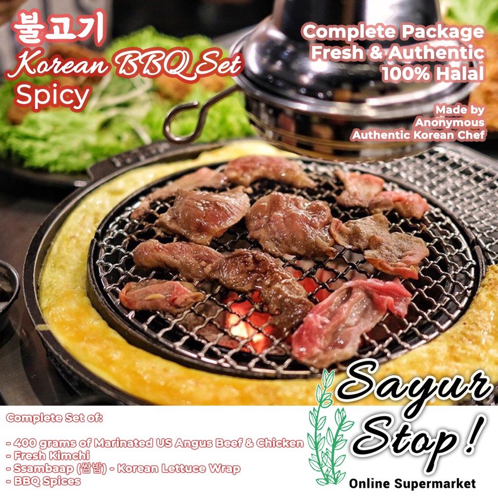 

Sayur Stop Paket Korean BBQ Komplit dirumahaja - Spicy