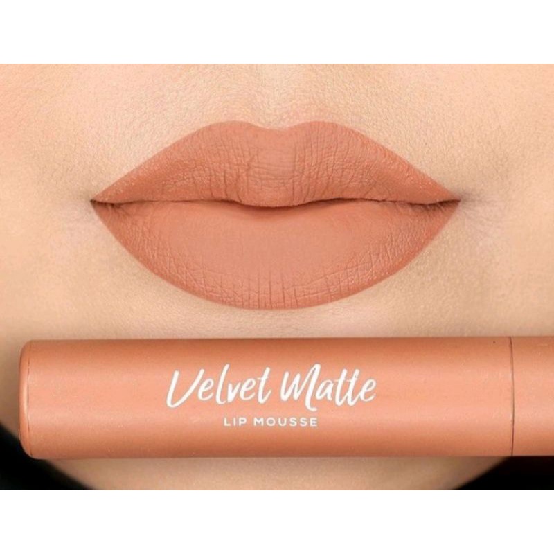 Wardah Colorfit Velvet Matte Lip Mousse 09 Ombre Charmer
