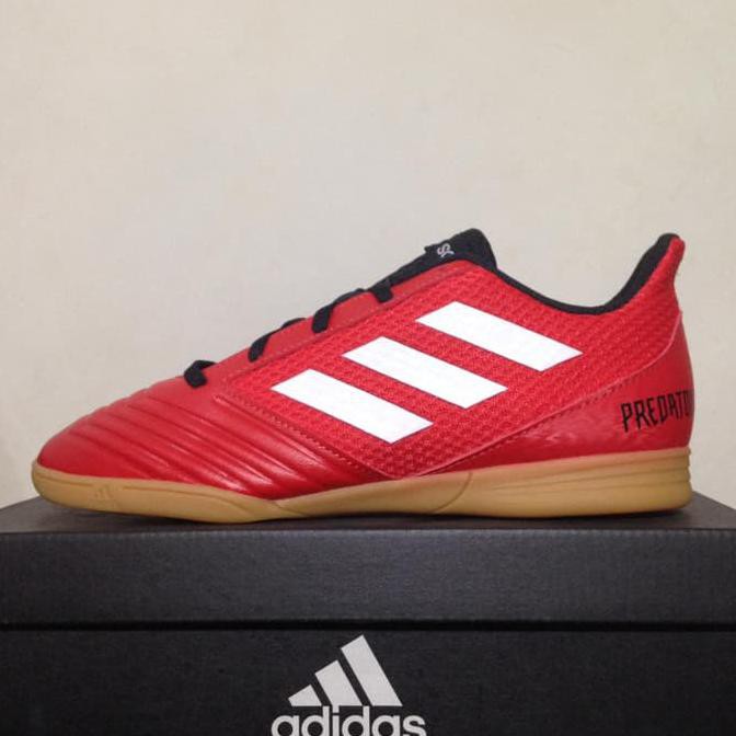 BI9 SALE Sepatu Futsal Anak Adidas Predator Tango 18.4 JR Solar Red DB2343 Ori SDWD