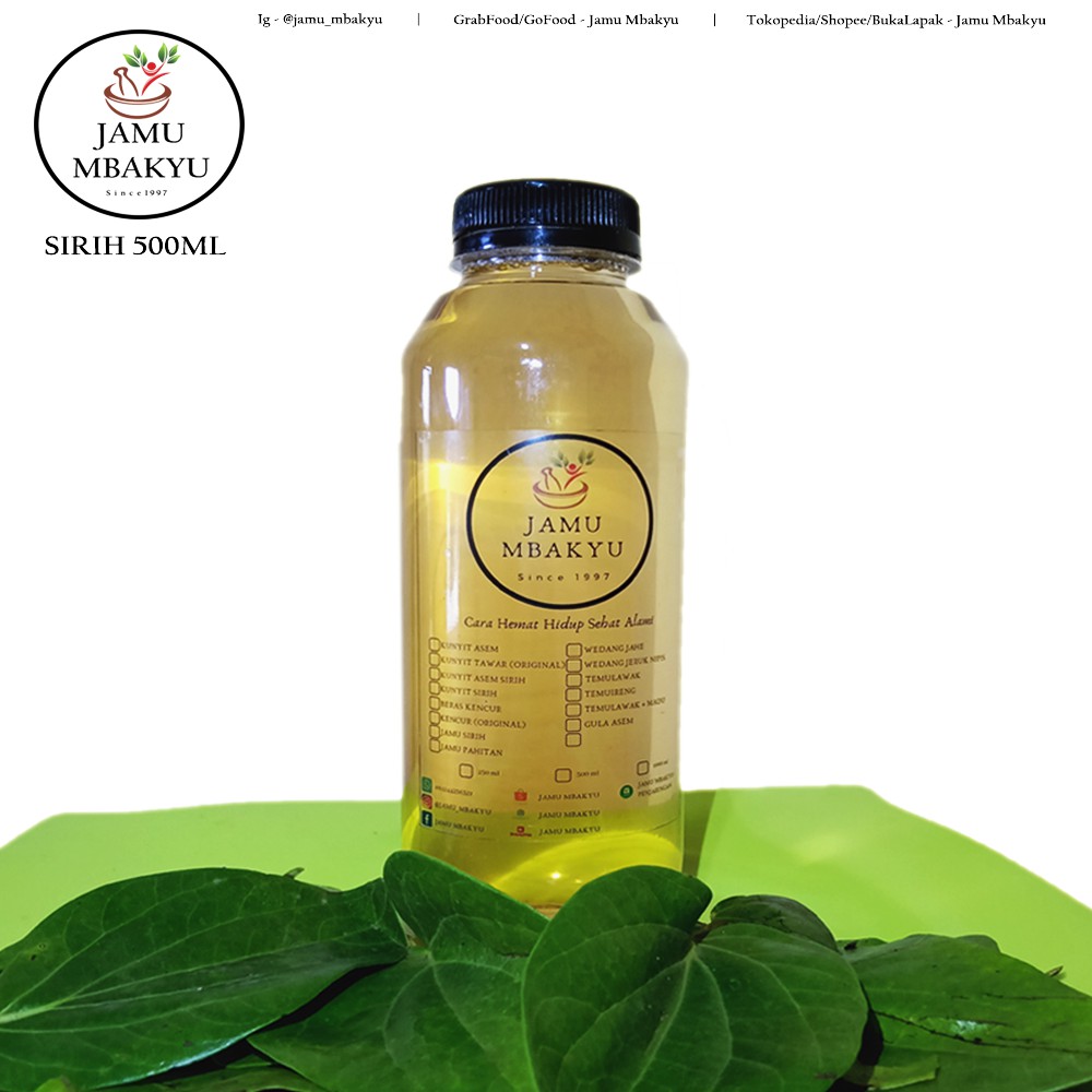 

Jamu Sirih Jamu Mbakyu 500ml