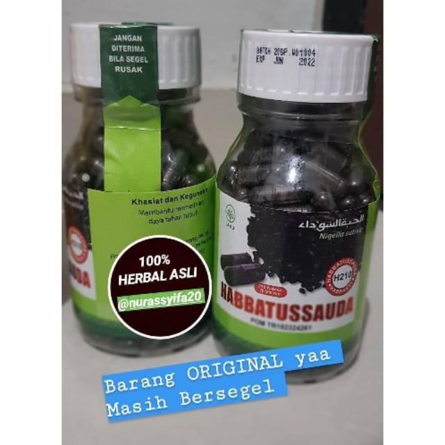 Habbatussauda Habbasyi H210 100% HERBAL ASLI