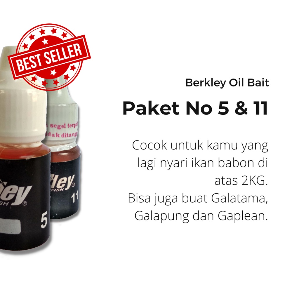 Essen Khusus Ikan Babon (Indukan) -- Berkley Oil Bait 5 & 11