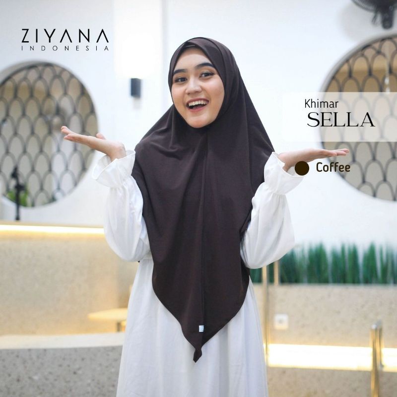 HIJAB - HIJAB KHIMAR - COFFEE - ZIYANA HIJAB