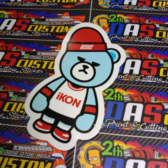 Sticker printing ICON minim pembelian produk harus 20rb