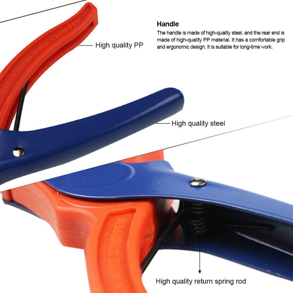 Solighter Stripping Tang Multifungsi Tahan Lama Terminal Crimper Hand Tools Wire Stripper