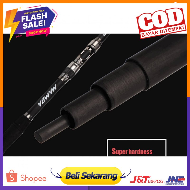 Mamba Joran Pancing Carbon Murah Antena Fiber Sea Fishing Rod Kuat