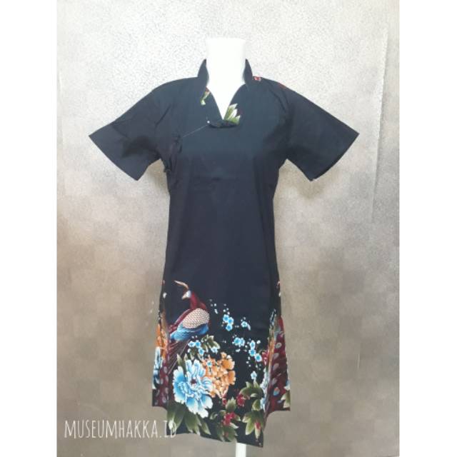Dress Cheongsam Batik / Cheongsam Batik Dress Wanita