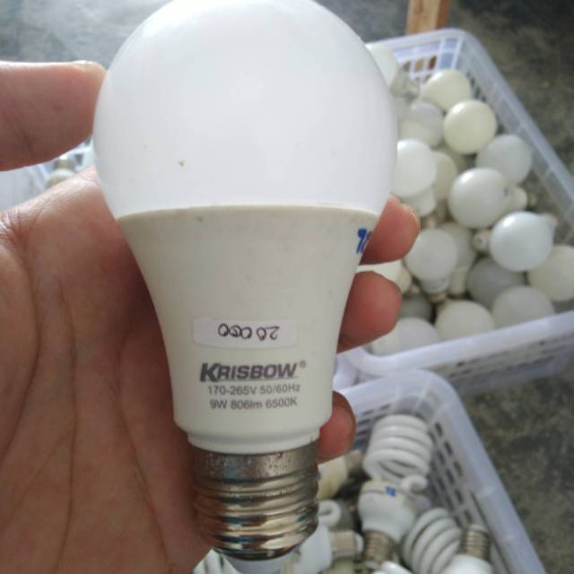 Lampu LED 10 watt second bergaransi