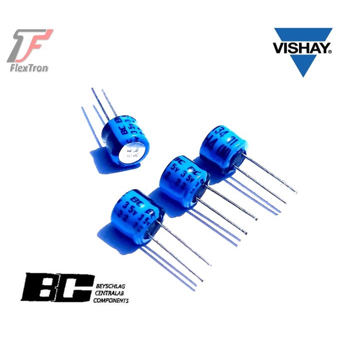 Capacitor / Kapasitor Elco 22uF 35V Vishay BC Component