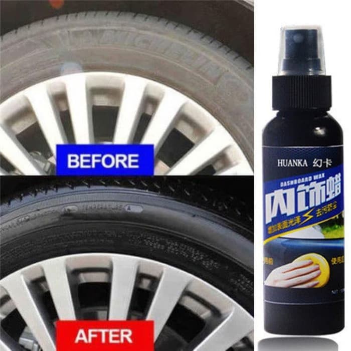 SEMIR BAN Mobil Semir Kulit Jok Karpet Car Tire Wheel Dashboard