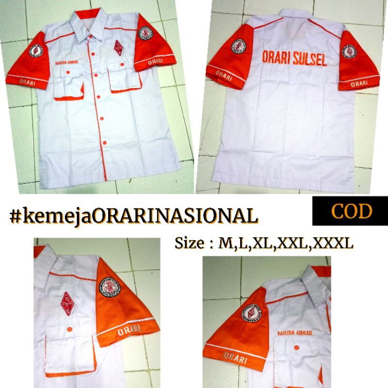 KEMEJA ORARI NASIONAL FULL BORDIR