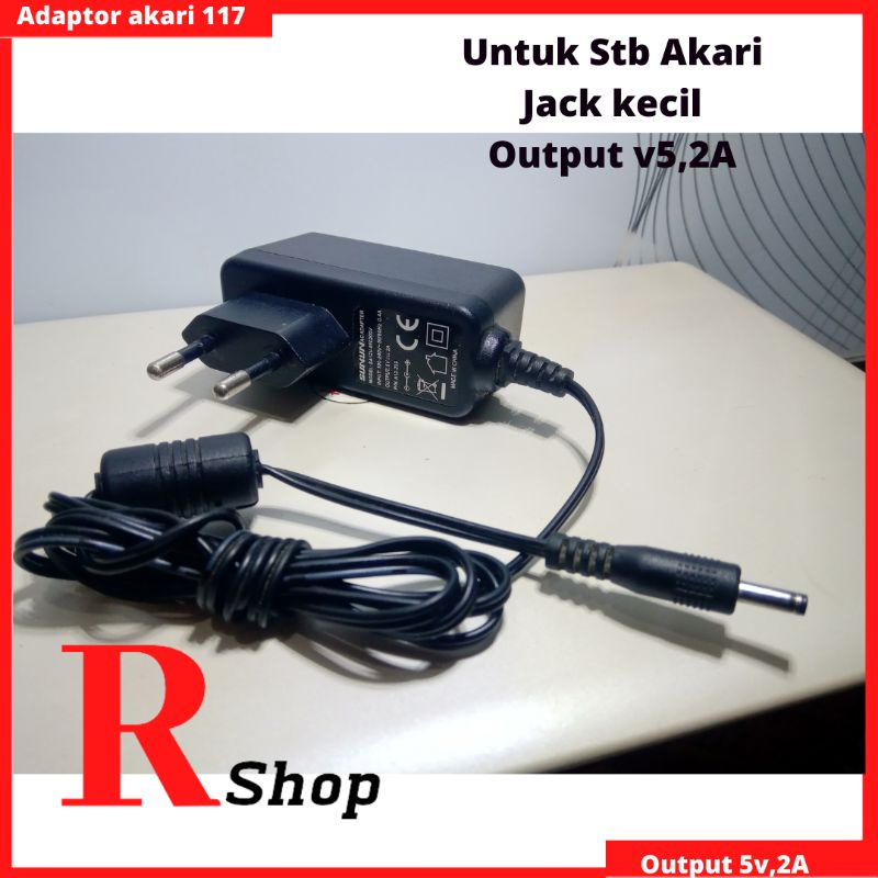 ADAPTOR 5V 2A AKARI AX 512 INDIBOX AX 117 ORIGINAL